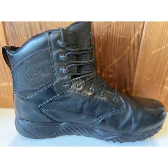 UNDER ARMOUR Mens Stellar Tactical Black Boots 1289001-001 US Size 14 - Picture 7 of 9